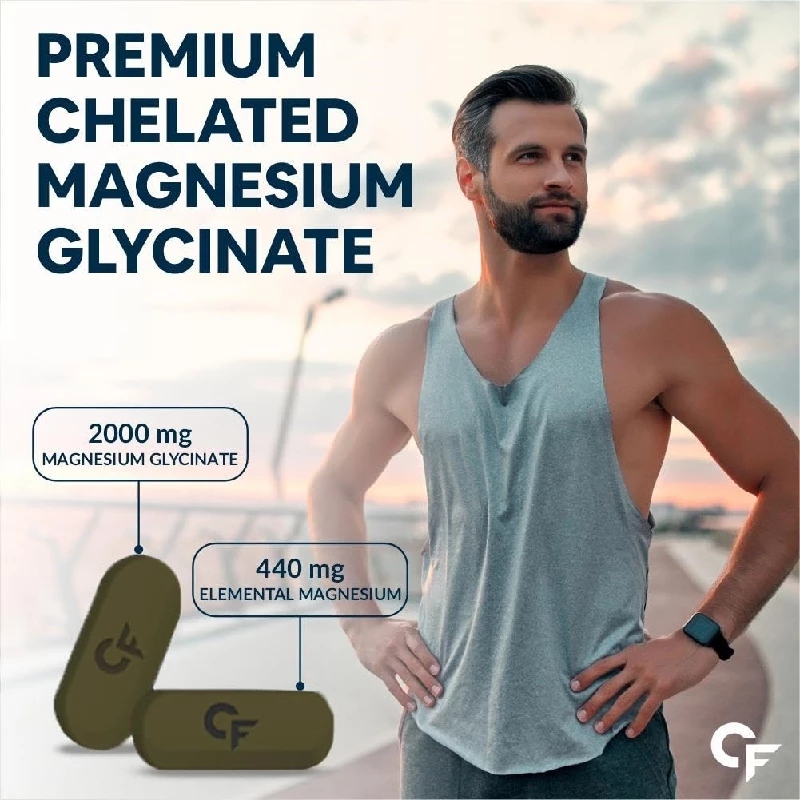 Carbamide Forte Chelated Magnesium Glycinate 2000mg Per Serving Supplement, 50 g-3.webp